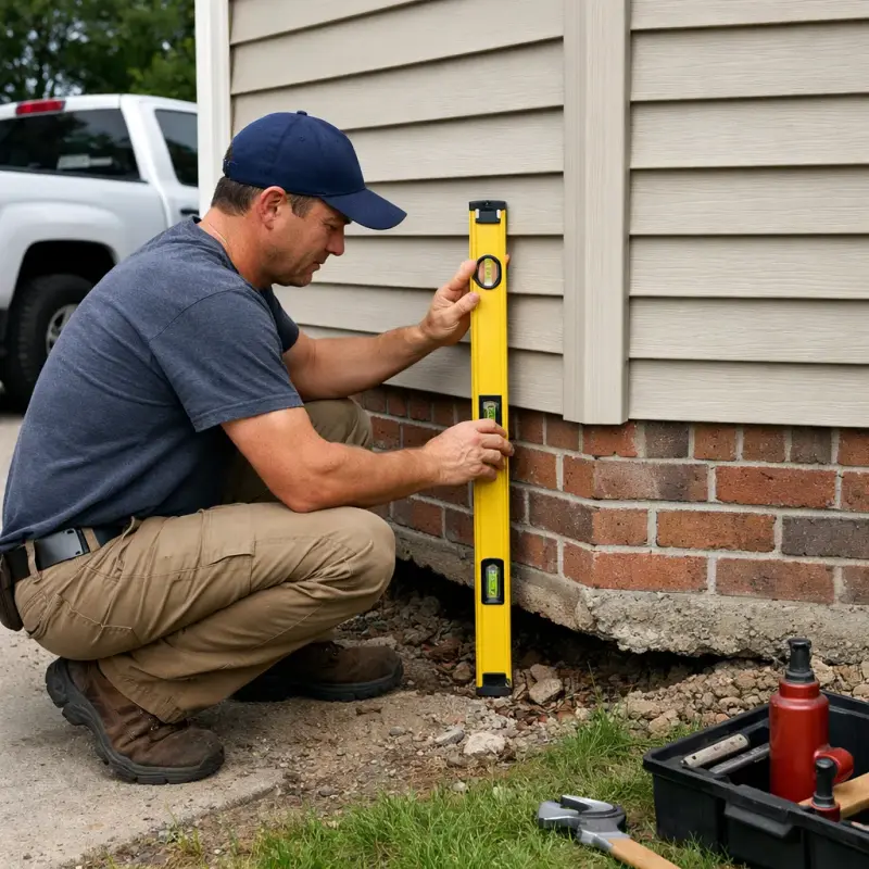Foundation Settling Repair Houston